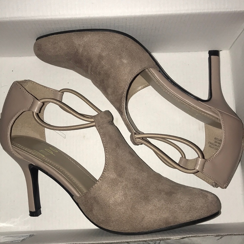 Velvet heels
